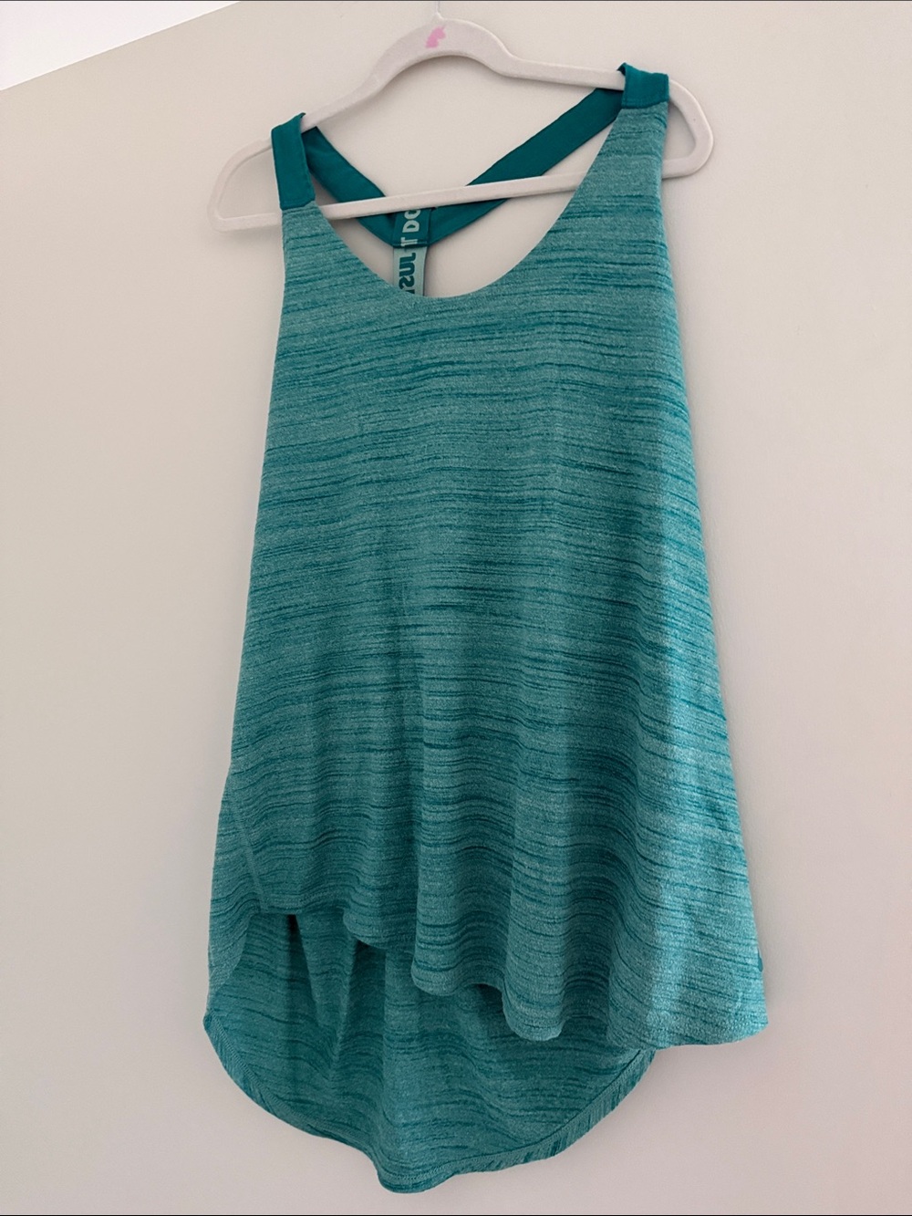 Nike Teal Green Cross-Back Tank Top